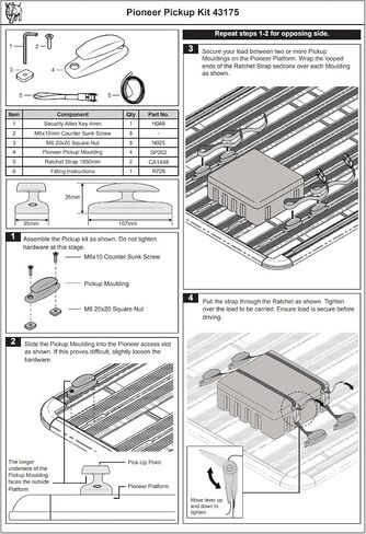 Rhino Rack Tie Downs, Straps, & Tie Down Points in Saudi Arabia