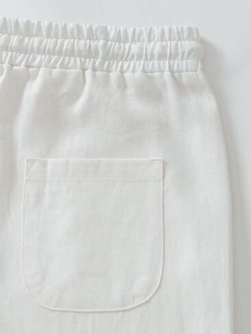 Weintee Men's 34" Inseam Tall Linen Pants with Pockets in Saudi Arabia