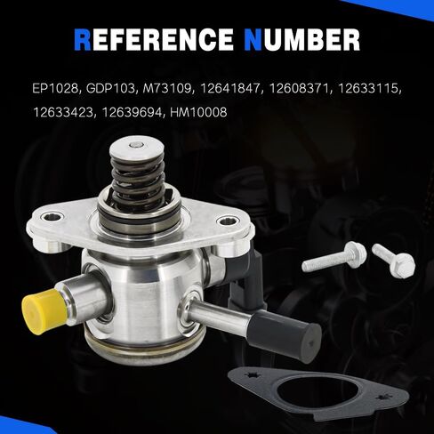 مضخة وقود عالية الضغط متوافقة مع محرك Buick LaCrosse Regal Chevy Malibu Impala Equinox GMC Terrain 2010-2017 2.4 لتر مع مسمار حشية الختم متضمن in Kuwait