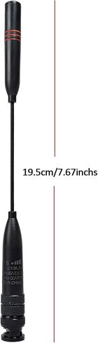 HYS VHF UHF BNC Amateur Scanner Radio Antenna, 150/430 MHz Dual Band HT Antenna for 136-174/400-470Mhz ICOM IC-V8 V86 IC-T7H Yaesu FT-530 Uniden Handheld 2-Way Radio in Saudi Arabia