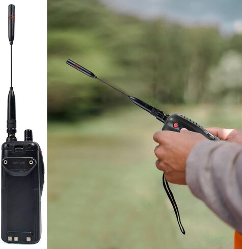 HYS VHF UHF BNC Amateur Scanner Radio Antenna, 150/430 MHz Dual Band HT Antenna for 136-174/400-470Mhz ICOM IC-V8 V86 IC-T7H Yaesu FT-530 Uniden Handheld 2-Way Radio in Saudi Arabia