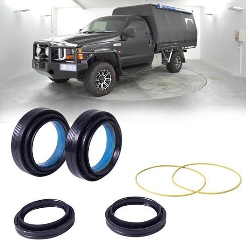 MIKODA ختم المحور الأمامي، طقم ختم أنبوب المفصل الأمامي متوافق مع Ford Super Duty F250 F350 F450 F550 Excursion Dana 50 60 1998-2004 استبدال 50491 50381 41784-2 in Kuwait