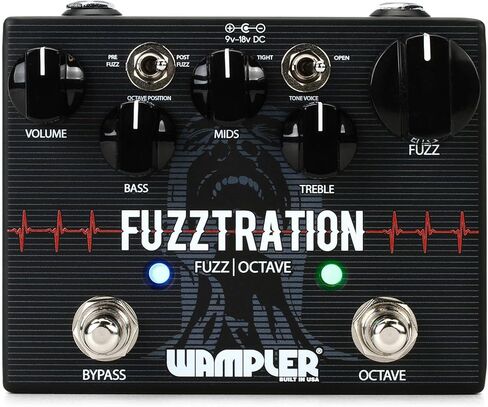 دواسة تأثيرات الجيتار Wampler Fuzztration Fuzz & Octave in Kuwait