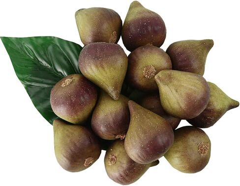 6 قطع من التين الاصطناعي النابض بالحياة، تين صناعي مزيف، ديكور خزانة المطبخ والمنزل in Kuwait