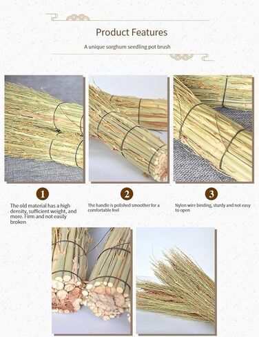 11.5Inch Corn Whisk Broom Small， Handheld Corn Broom Handheld Brush 100% Handmade for Outdoor and Car，Bed， Pot， Soft Floor Home Office in Saudi Arabia