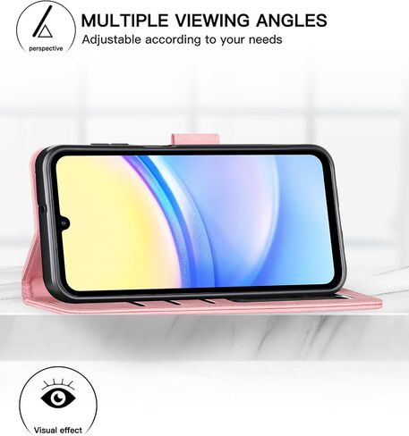 حافظة محفظة قابلة للطي من Eastcoo لهاتف Samsung Galaxy A35 5G، [3 فتحات للبطاقات] [وظيفة الحامل] غطاء حماية مقاوم للصدمات من جلد البولي يوريثان لهاتف Samsung Galaxy A35 5G 2024، رمادي أزرق in Saudi Arabia