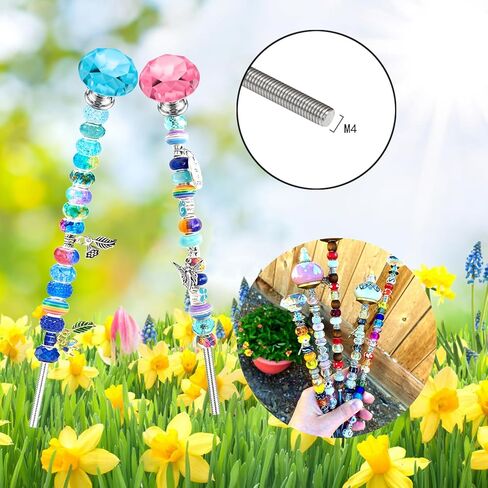 قضبان ملولبة مقاس 8/32 بوصة مع أسطح ماسية وصواميل سداسية، 9 قطع M4 12 بوصة 304 من الفولاذ المقاوم للصدأ قضبان ملولبة بالكامل، 9 قطع من الأسطح الماسية (كلاسيكية)، 9 قطع صواميل سداسية لقضبان أوتاد الحديقة المطرزة. in Kuwait