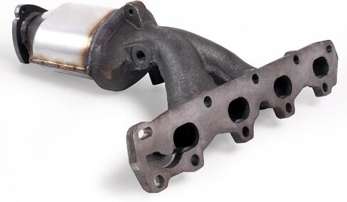 محول حفاز متعدد مع حشية، متوافق مع محرك 2004-2008 Chevy Malibu 2006-2008 Pontiac G6 2007-2008 Saturn Aura 2.2L 2.4L L4 (متوافق مع EPA)، استبدل EMCC774891 in Kuwait