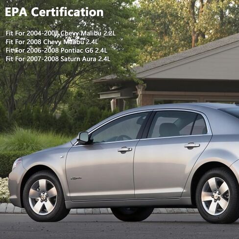 محول حفاز متعدد مع حشية، متوافق مع محرك 2004-2008 Chevy Malibu 2006-2008 Pontiac G6 2007-2008 Saturn Aura 2.2L 2.4L L4 (متوافق مع EPA)، استبدل EMCC774891 in Kuwait