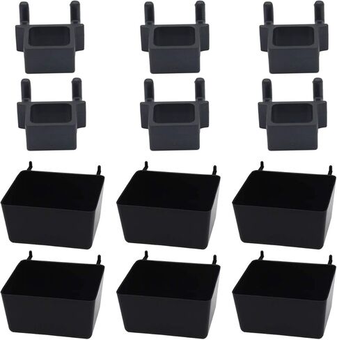 Bullbins Pegboard Hooks Assortment with Metal Pegboard Hooks, Plastic Bins, Peg Locks, for Organizing Tools ,150 PCS in Saudi Arabia