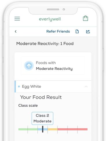 اختبار حساسية الطعام من Everlywell - اختبارات معملية لصحة الجهاز الهضمي في المنزل للنساء والرجال - نتائج دقيقة من مختبر معتمد من CLIA خلال أيام - للأعمار من 18 عامًا فما فوق in Kuwait