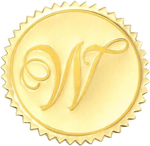PaperDirect Gold Foil Letter J Monogram Seals, Envelope Accessories, Set of 102 in Saudi Arabia