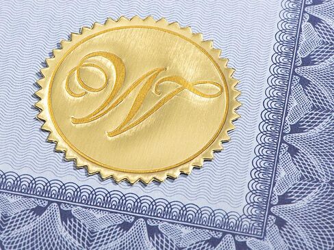 PaperDirect Gold Foil Letter J Monogram Seals, Envelope Accessories, Set of 102 in Saudi Arabia