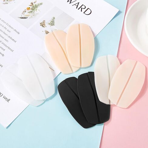 Elandy 3 أزواج من أحزمة حمالة الصدر المصنوعة من السيليكون للنساء وحامل الوسادة واقيات الكتف المرنة غير القابلة للانزلاق وحزام الكتف الداخلي (أسود + أبيض + بيج) in Kuwait