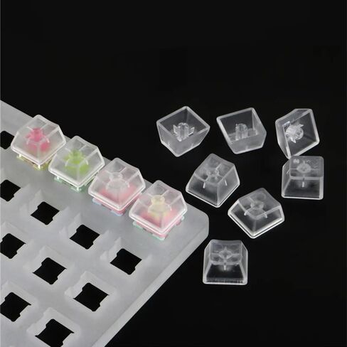 OEM Profile Blank Black Keycaps PBT Material 1U R4 Keycap for MX switches Mechanical Keyboard (Black, 20pcs) in Kuwait