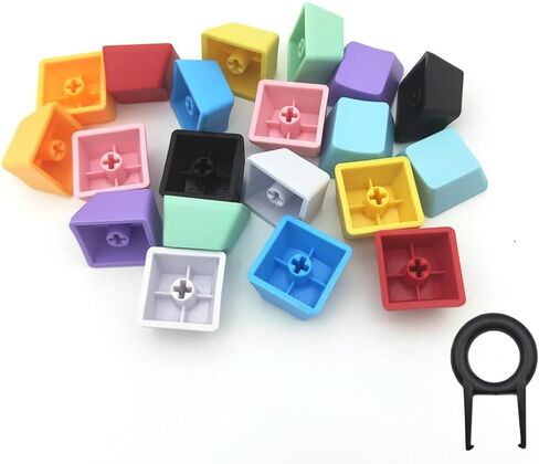 OEM Profile Blank Black Keycaps PBT Material 1U R4 Keycap for MX switches Mechanical Keyboard (Black, 20pcs) in Kuwait