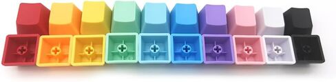OEM Profile Blank Black Keycaps PBT Material 1U R4 Keycap for MX switches Mechanical Keyboard (Black, 20pcs) in Kuwait