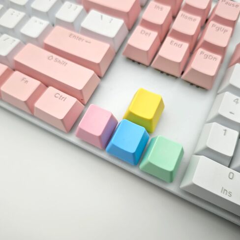 OEM Profile Blank Black Keycaps PBT Material 1U R4 Keycap for MX switches Mechanical Keyboard (Black, 20pcs) in Kuwait
