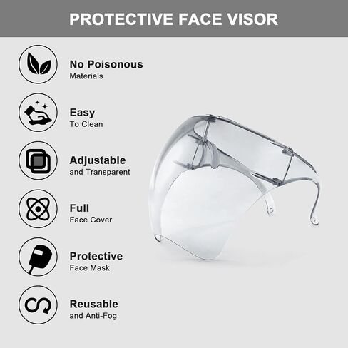 FEISEDY Kids Full Cover Face Visor Shield Sunglasses Protective B2829 in Saudi Arabia