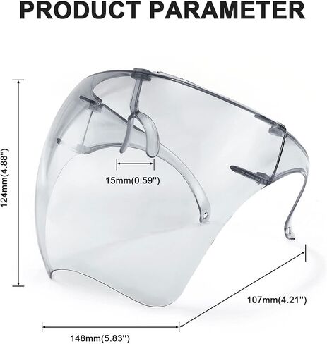 FEISEDY Kids Full Cover Face Visor Shield Sunglasses Protective B2829 in Saudi Arabia
