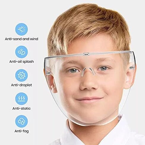 FEISEDY Kids Full Cover Face Visor Shield Sunglasses Protective B2829 in Saudi Arabia
