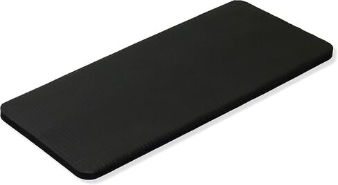 Trademark Innovations Knee Pad Mat Yoga Knee Pad Cushion Black Yoga Mat Kneeling Pad in Saudi Arabia