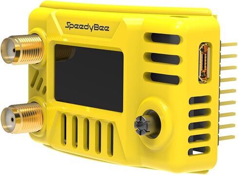 SpeedyBee 5.8GHz Goggles Receiver With OLED Screen Dual Receivers 48CH for FatShark HDZero Orqa FPV Goggles, Compatible with DJI V1, V2, Option2 Package in Saudi Arabia
