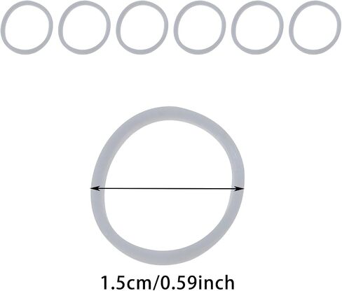 ONLYKXY 400pcs Natural Rubber Bands,15mm/0.6inch Soft Elastic Bands Hair Ties for Hair Braids Hair Mini Rubber Ring (Brown) in Saudi Arabia