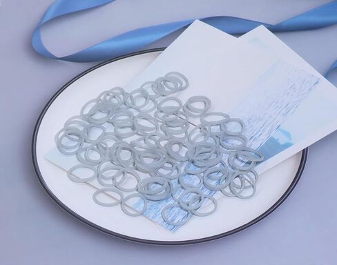 ONLYKXY 400pcs Natural Rubber Bands,15mm/0.6inch Soft Elastic Bands Hair Ties for Hair Braids Hair Mini Rubber Ring (Brown) in Saudi Arabia