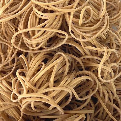 Alliance Rubber Co. Sterling Rubber Bands, Size #14 (2" x 1/16"), Approx. 3100 bands, Crepe color, 1lb Box (24145),Beige in Saudi Arabia