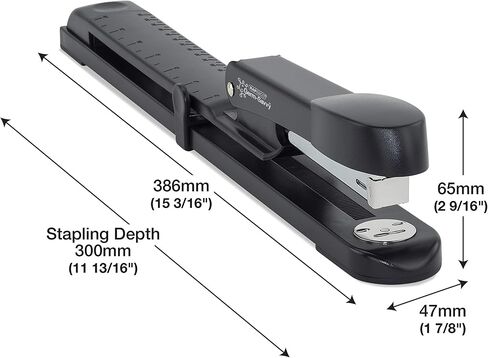 Rapesco Long Reach 790 Stapler, 50-Sheet Capacity, 11-13/16" Throat Depth (R79026A3), Grey in Saudi Arabia