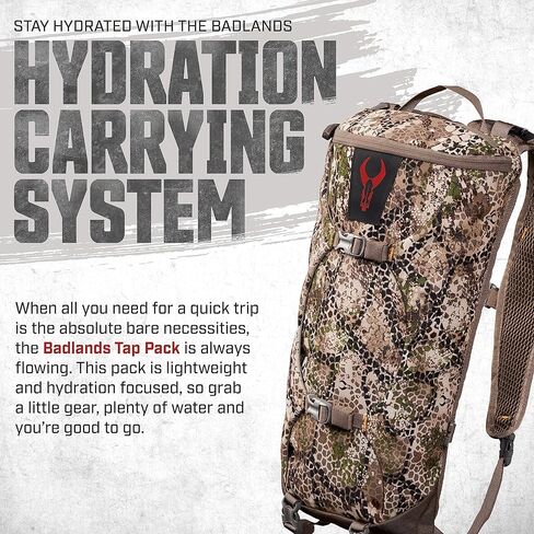Badlands Tap Pack | Lightweight and Hydration Compatible Hunting Backpack for Quick Trips in Saudi Arabia