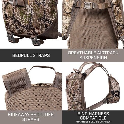 حزمة الأراضي الوعرة الحنفية | حقيبة ظهر للصيد خفيفة الوزن ومتوافقة مع الترطيب للرحلات السريعة in Kuwait