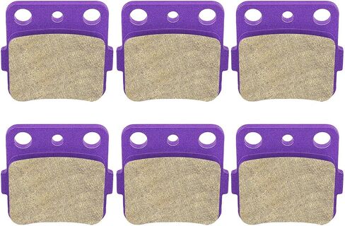 SCITOO Carbon Fiber Brake Pads Fit for 90-06 for Yamaha Banshee 350, 03-06 for Yamaha Blaster 200, 11 for Yamaha Raptor 125, 89-04 for Yamaha Warrior 350, 95-05 for Yamaha Wolverine 350 in Kuwait