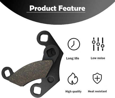 وسادات الفرامل الأمامية والخلفية لسيارة Polaris Sportsman 500 4x4 HO 400 335 Scrambler 400 500 Trail Blazer 250 400 Magnum 325 500 Trail Boss 325 Xpedition 325 425 Xplorer 250 400 ديزل 455 Sport 400 in Kuwait