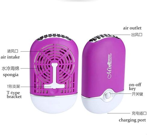 JUMP USB Mini Fan منفاخ تكييف الهواء لتمديد الرموش (أسود) in Saudi Arabia