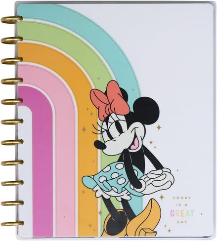 Happy Planner Disney Disc-Bound 12-Month Academic Planner, July 2025–June 2026, 3 Extra Months, 2 Sticker Sheets, Big Size, Teacher Layout, Mickey Mouse & Friends Theme, Current Classroom in Saudi Arabia
