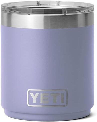 كرة منخفضة قابلة للتكديس من YETI Rambler 10 أونصة 2.0، معزولة بالفراغ، من الفولاذ المقاوم للصدأ مع غطاء MagSlider، فحمي in Saudi Arabia