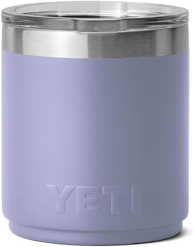كرة منخفضة قابلة للتكديس من YETI Rambler 10 أونصة 2.0، معزولة بالفراغ، من الفولاذ المقاوم للصدأ مع غطاء MagSlider، فحمي in Saudi Arabia