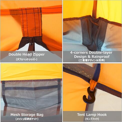 Azarxis Camping Tent 1 2 3 4 Man Person 3 4 Season Easy Set Up Waterproof Double Layer Lightweight Aluminum Rod Tents for Backpacking Hiking Trekking Travel Climbing Outdoor Activities in Saudi Arabia
