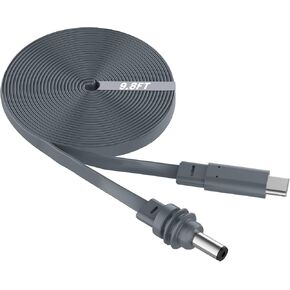 كابل طاقة Starlink Mini USB C إلى DC 9.8FT/3M، سلك طاقة USB مسطح 100 واط من النوع C إلى DC5521 لـ Starlink Mini، كابل خارجي مقاوم للماء، متوافق مع بنك الطاقة 100 واط + وشاحن PD in Kuwait
