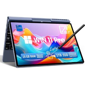 KOOFORWAY 10.1" 2-in-1 Touchscreen Mini Laptop, Intel Core i3,Win 11 Pro in Saudi Arabia
