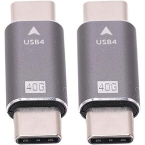 2Pcs USB C Male to Male Adapter, 40Gbps 100W Fast Charging 8K in Saudi Arabia