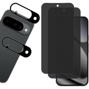 Privacy Screen Protector Designed For Google Pixel 10 Anti Spy Private Tempered Glass Film 2-Pack Camera Lens Protector Film 2-Pack in Saudi Arabia