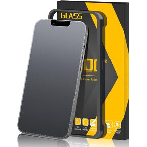 [2 Pack] for iPhone 13 Pro Max Matte Glass Screen Protector, Anti-Glare, Anti-Fingerprint, Install Frame, Anti Scratch, Bubble Free in Saudi Arabia