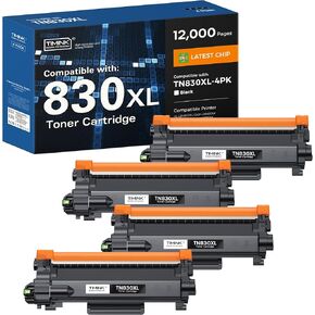 Compatible TN830XL TN830 Toner Cartridge for HL-L2460DW, 4 Pack in Saudi Arabia