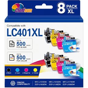 LC401XL LC401 MFC-J1010DW Ink Cartridges for Brother Printer MFC J101DW in Saudi Arabia
