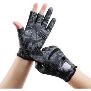 Mealah Breathable Fishing-Gloves for Men Women - Non-Slip Sun Protection for Outdoor, Kayaking, Rowing in Saudi Arabia
