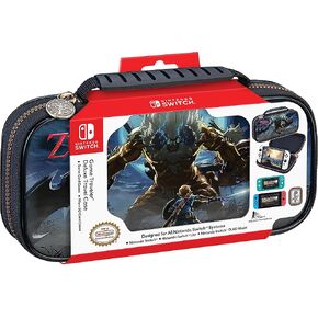 Game Traveler RDS - Licensed Case for Nintendo Switch OLED, Switch or Switch Lite Zelda Case - Adjustable Viewing Stand & Bonus Game Cases, Deluxe Carry Handle in Kuwait