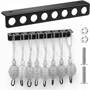 8 Holes Large Fish Culling System for Bass Fishing and Tournaments, Professional Cull Keeper Tag System Quick Identify Catch Sorting Organizer for Competitive Anglers, Tags Not Included in Saudi Arabia